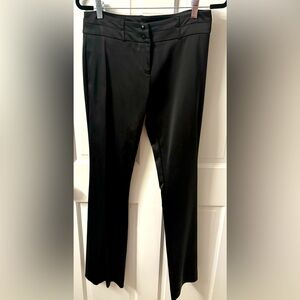 Cache satin Black Flare Women's Pants 6‎